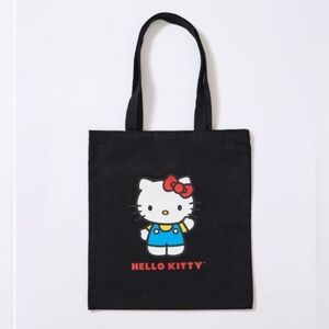 ✨️Hello Kitty Black Canvas Tote Bag NWT✨️